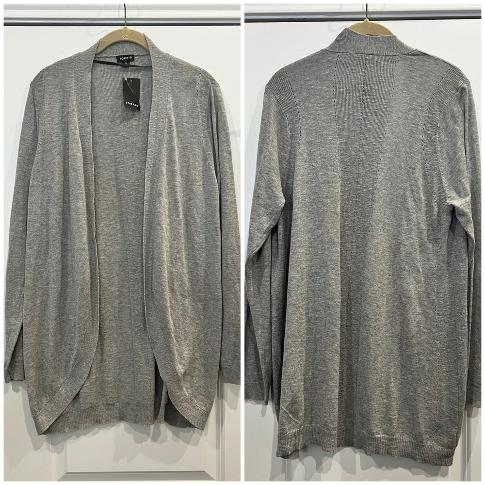 NWT! Torrid Long Sleeve Open Front Cardigan, 0/Large/12